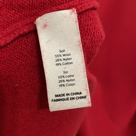 CINQ À SEPT Women’s Josephine Embroidered red Pullover - Picture 8 of 10